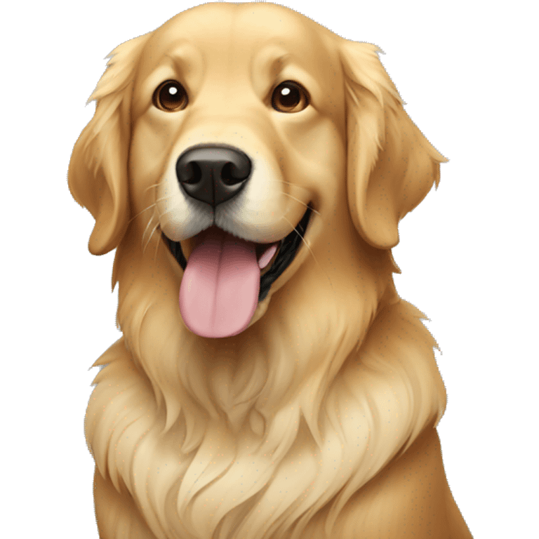 Blind Golden retriever emoji