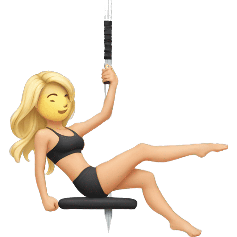 Pole fitness emoji