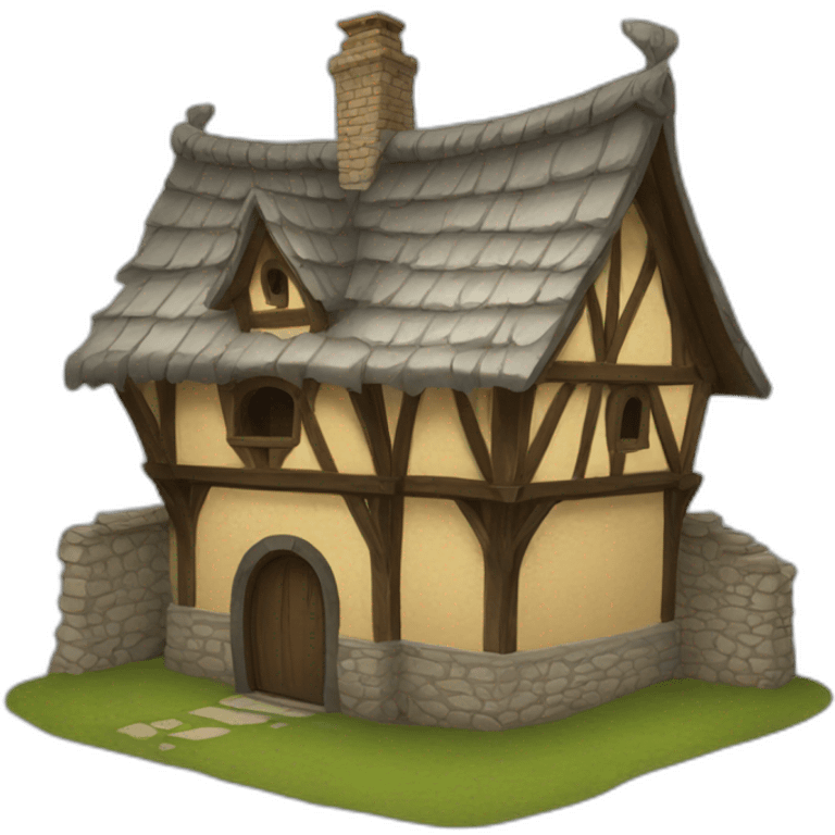 Medieval house emoji