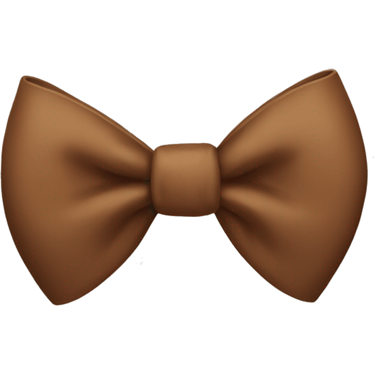 brown bow emoji