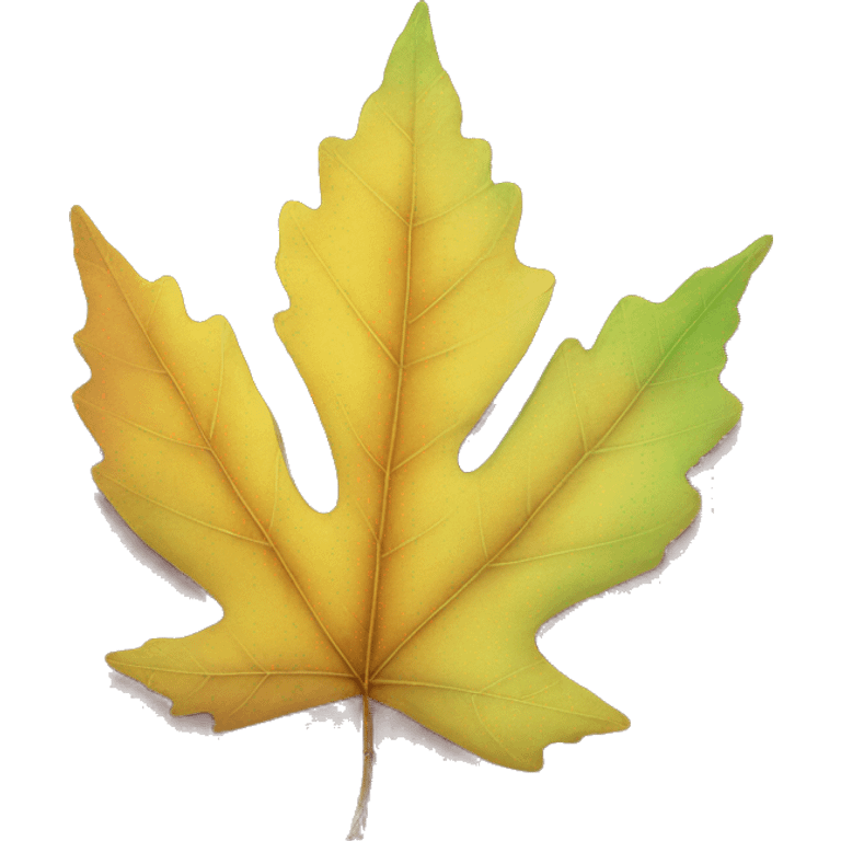 autumn leaf emoji