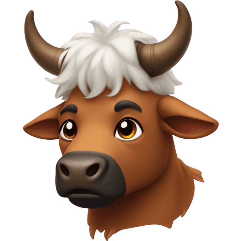 Dana in a bull costume emoji