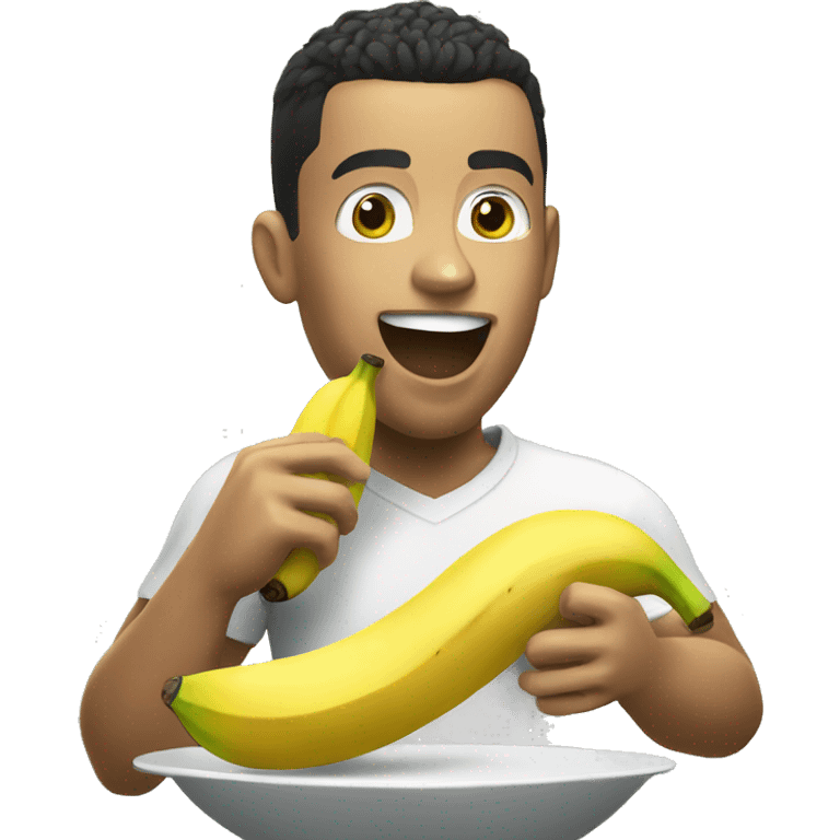 ronaldo eating banana emoji