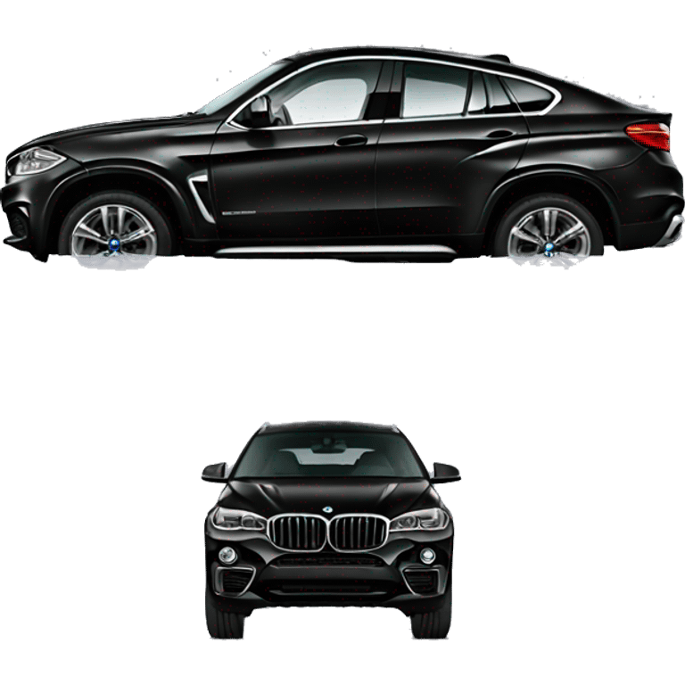 Black new BMW x6 emoji