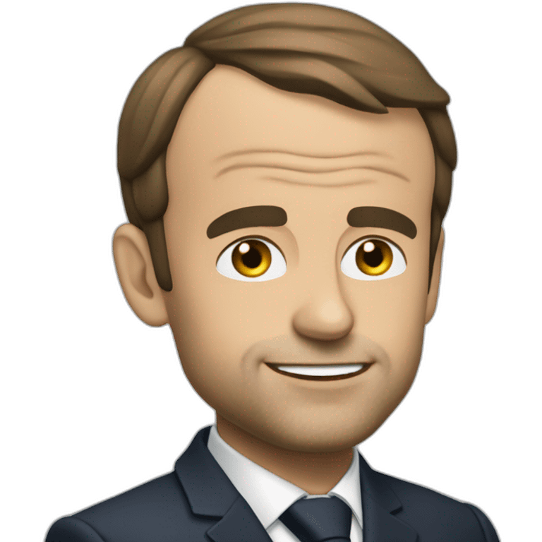 macron qui fume un join emoji