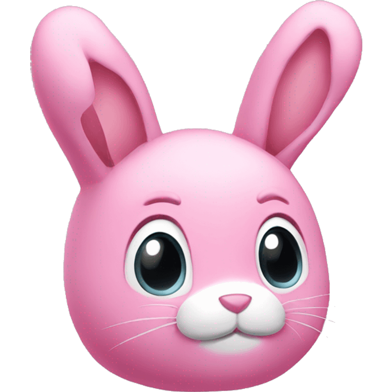 pink bunny stuffed animal  emoji