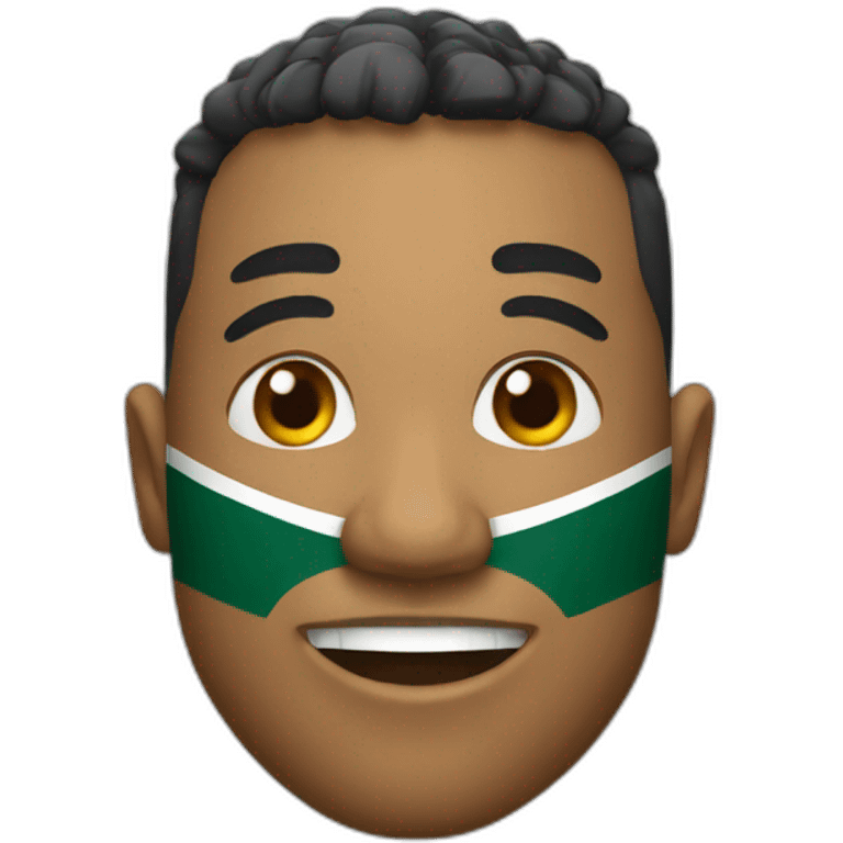 rugby player of south africa emoji