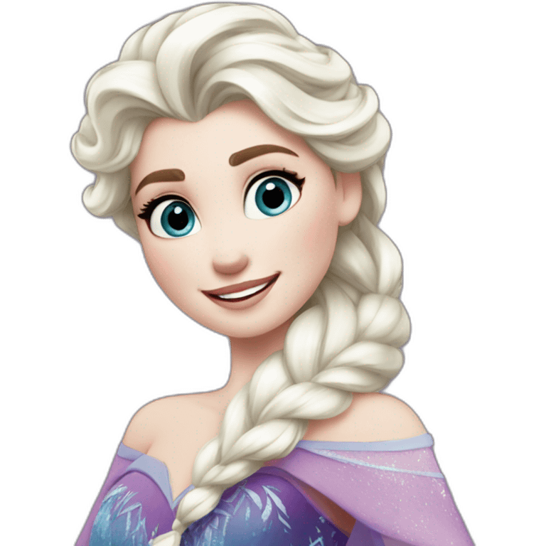 disney elsa lol emoji