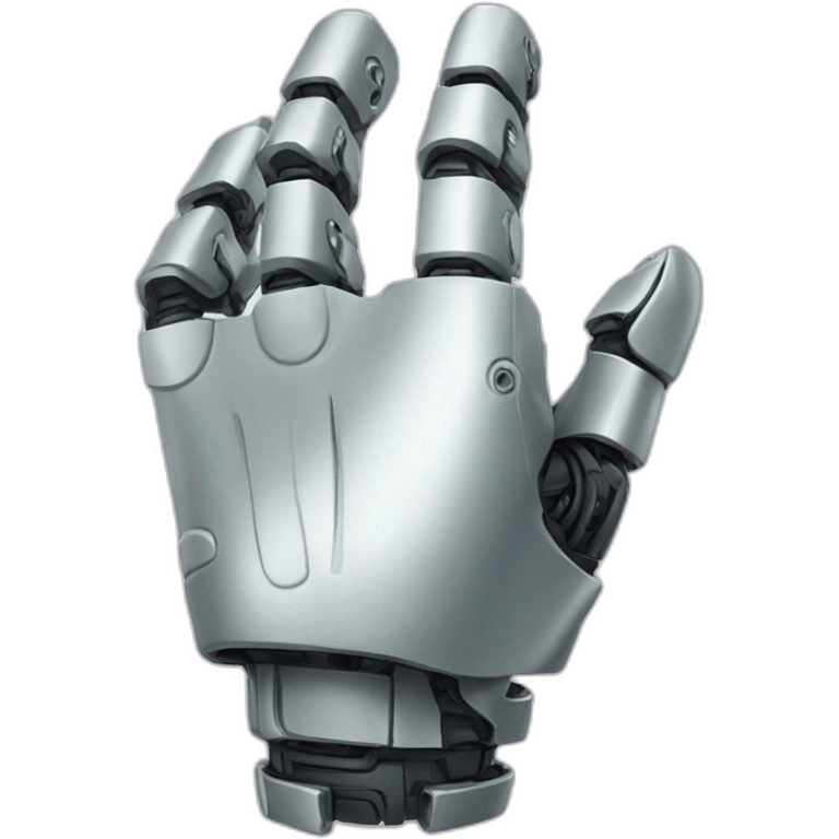 robot hand emoji