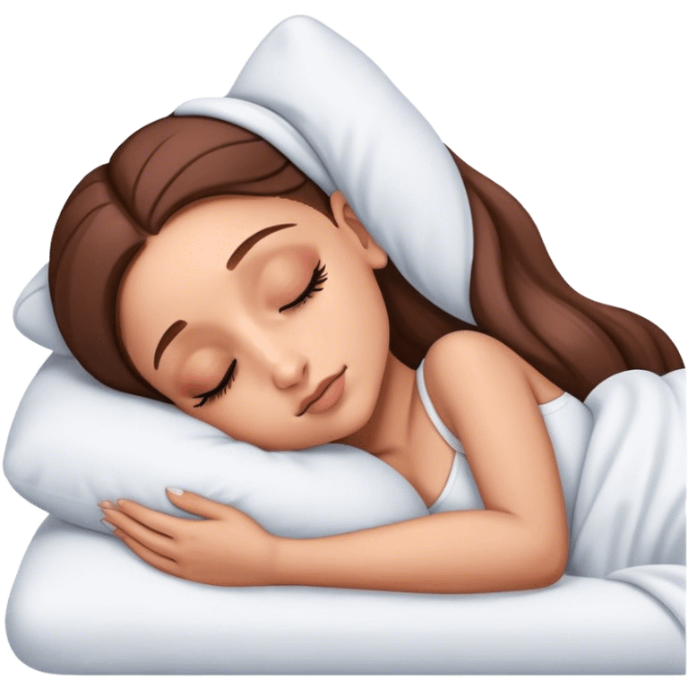 Ariana Grande sleeping emoji