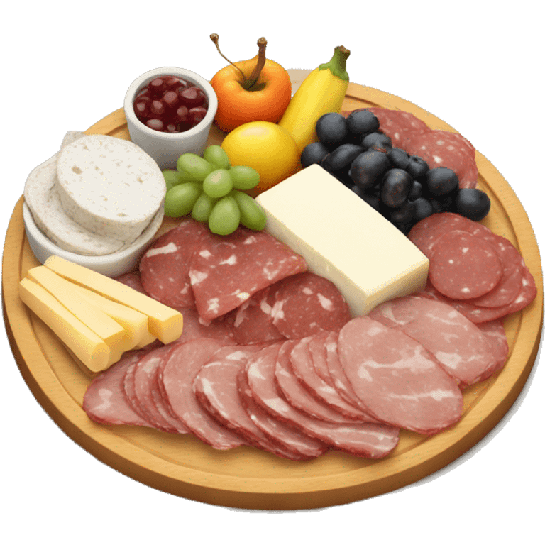 Charcuterie platter emoji