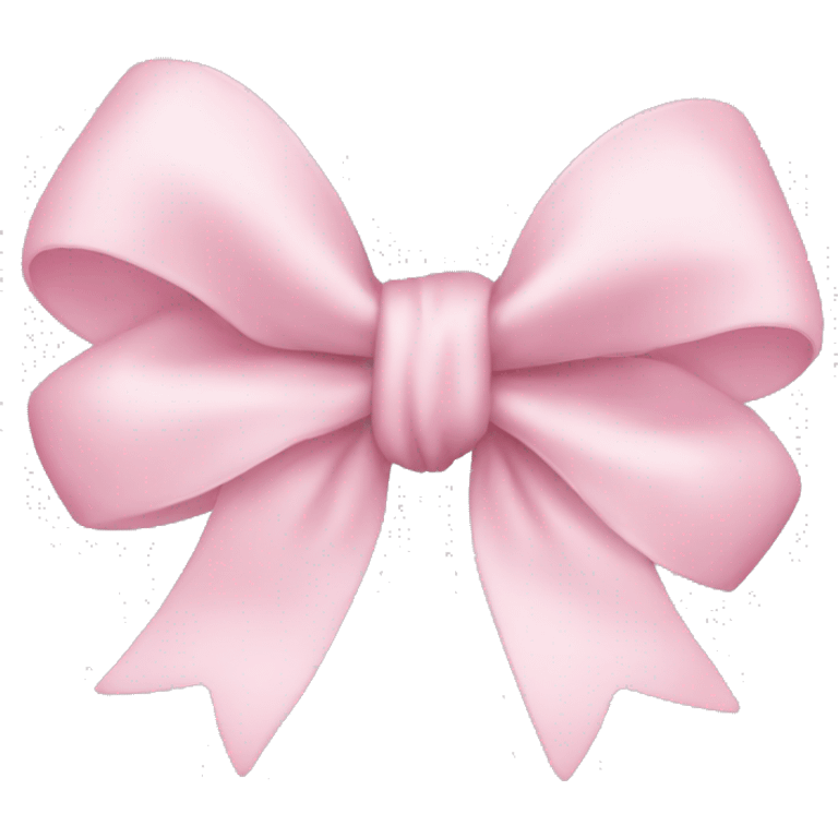 Light pink bow emoji