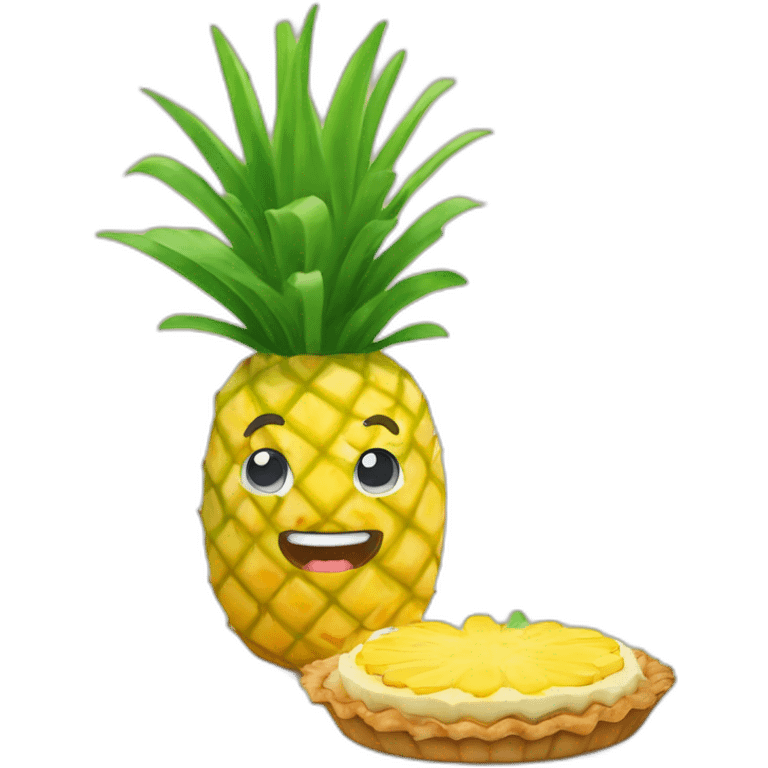 Tarte à l’ananas emoji