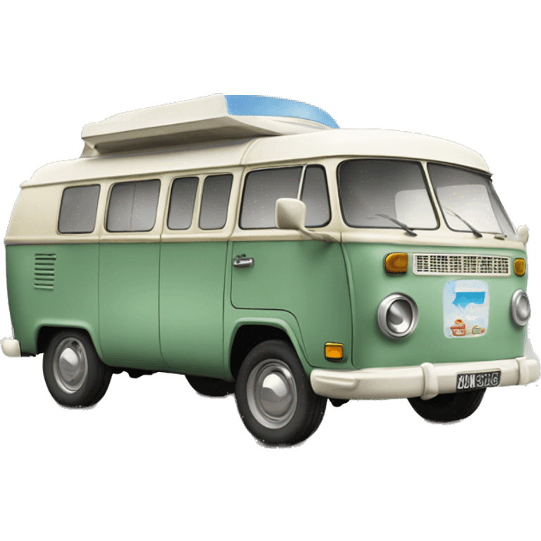 Vintage camper van emoji