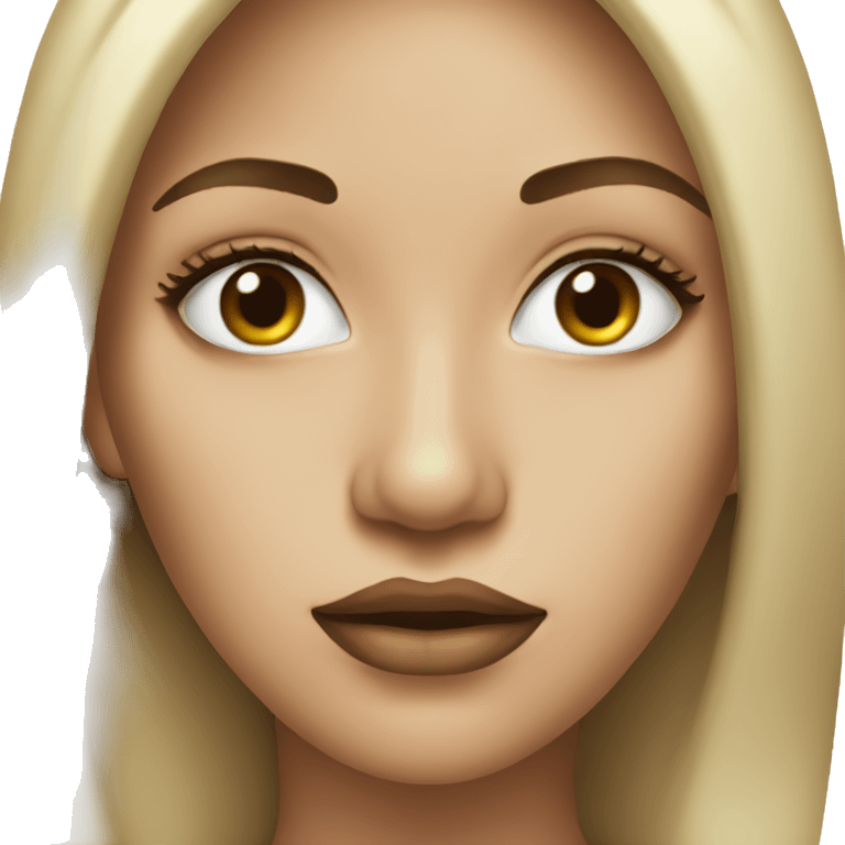 women with beautiful eyes wide bottom lips emoji