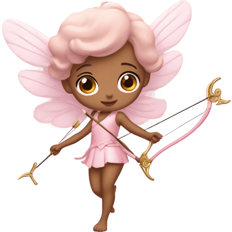 pastel pink cupid emoji