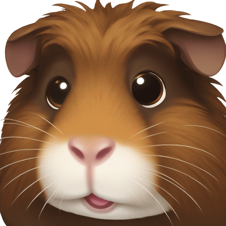 dark brown and brown guinea pig emoji