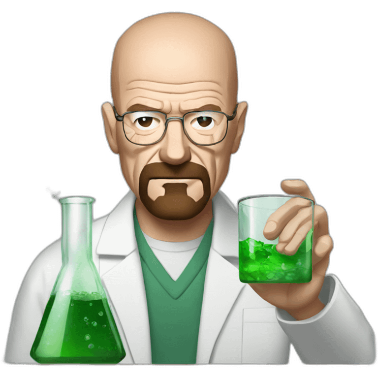 walter white making glass emoji