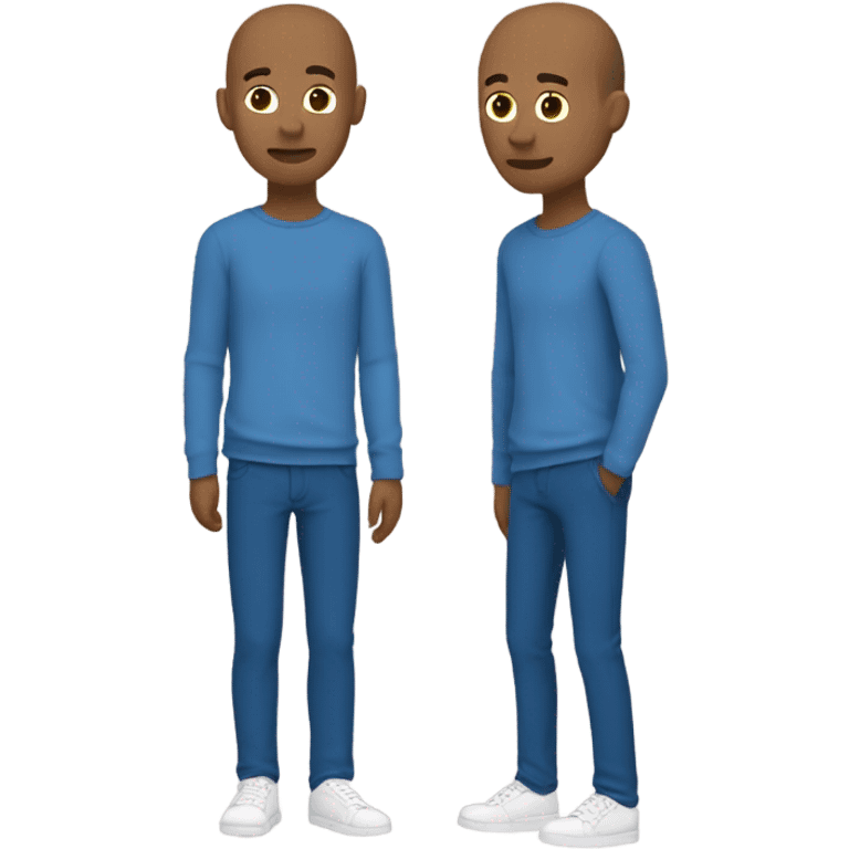 Baldi blue pants tan skin emoji