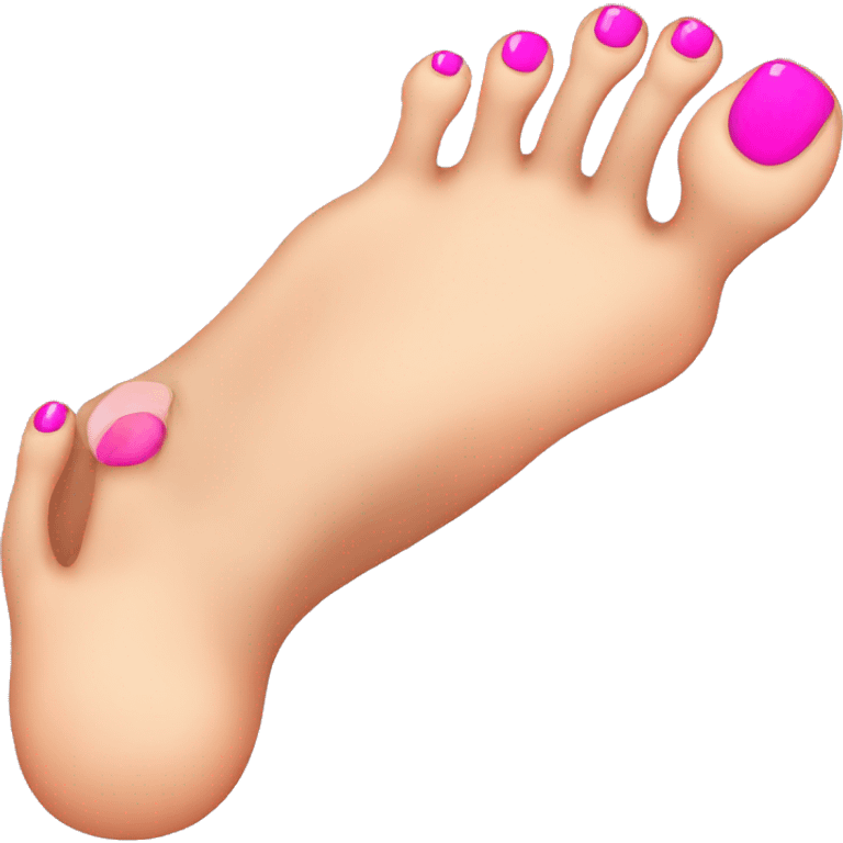 foot nails hurt emoji