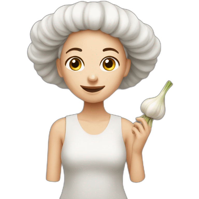 Garlic girl emoji