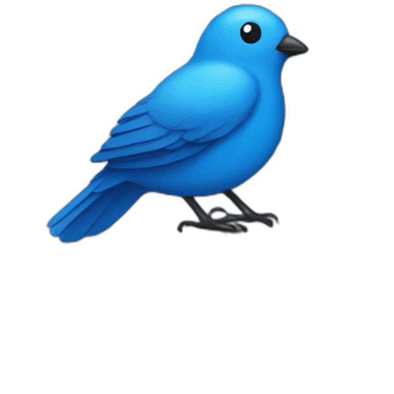 blue-bird-on-keyboard emoji