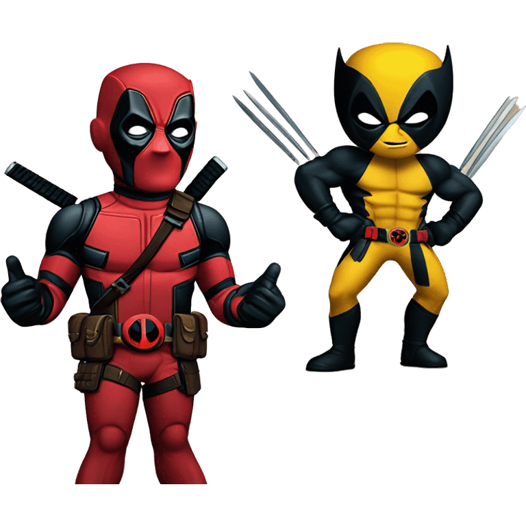 Deadpool and wolverine emoji