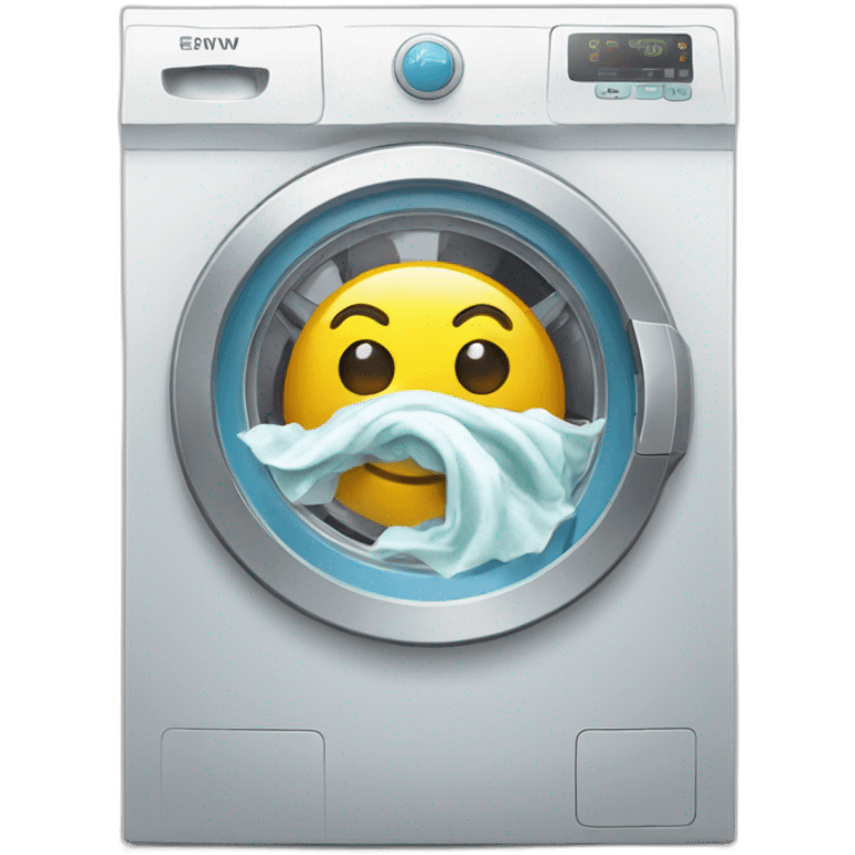 money in washing machine emoji