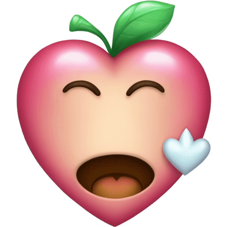 Corazón con brillod emoji