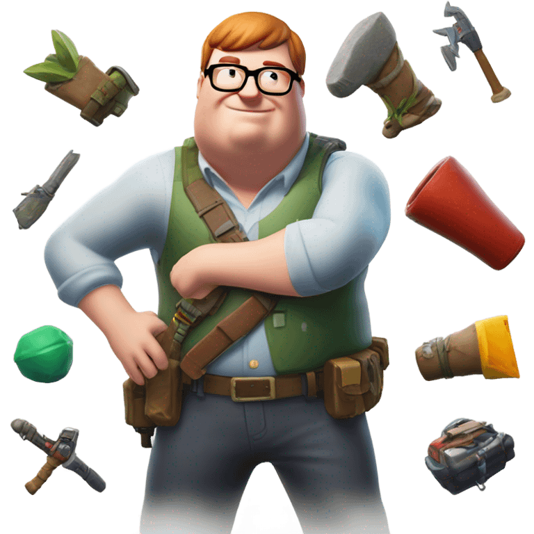 Peter griffin in Fortnite emoji