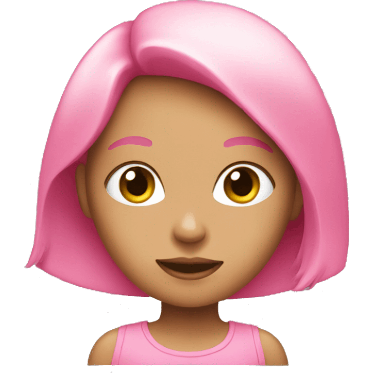 Pink girl emoji