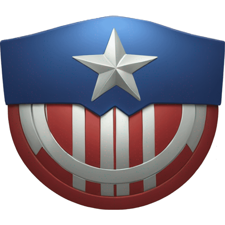 Capitan America escudo emoji