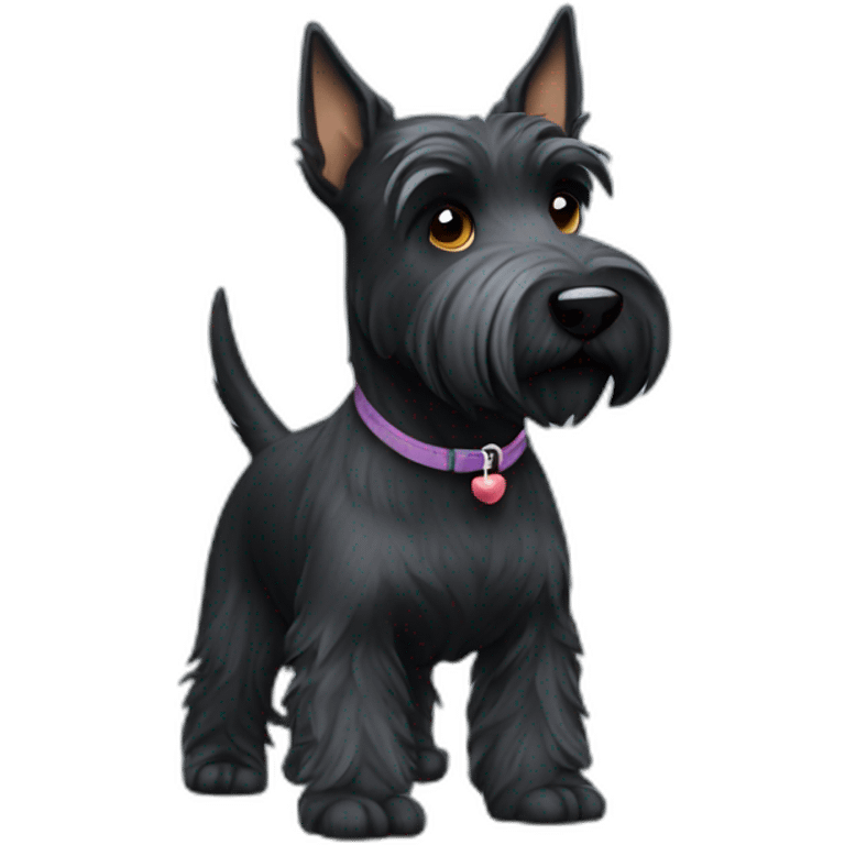 scottish-terrier-dog-walking emoji