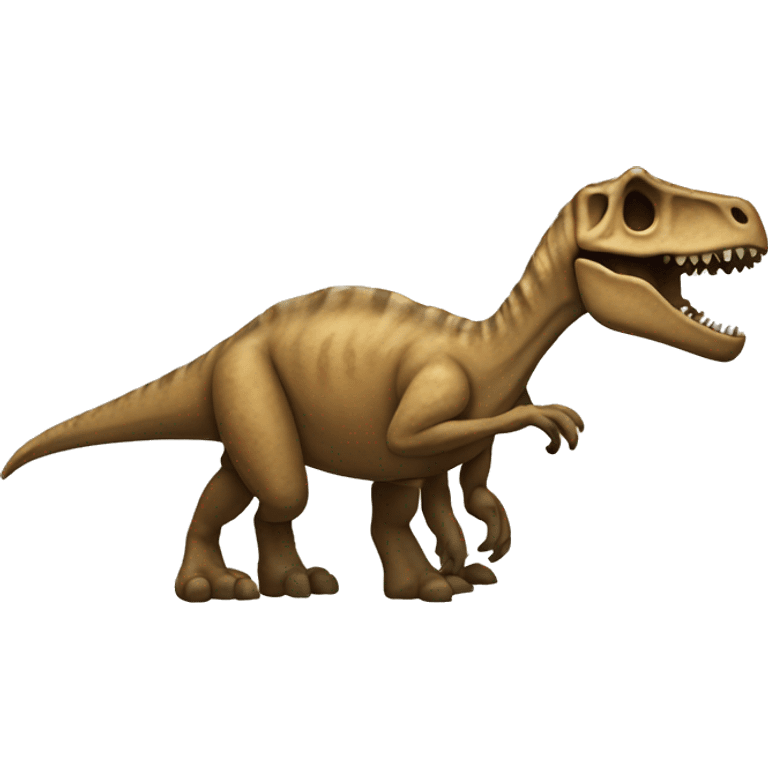 dinosaur fossil emoji