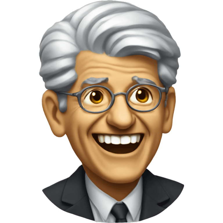 jacques lacan laughing emoji