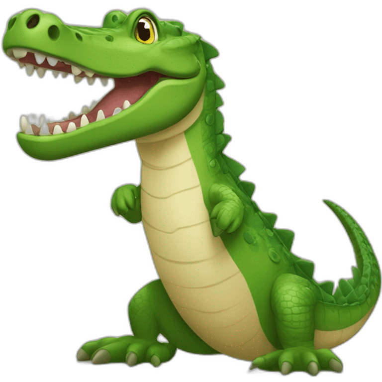 Capi barra sur crocodile emoji