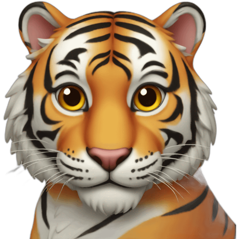 Staff office Tiger  emoji