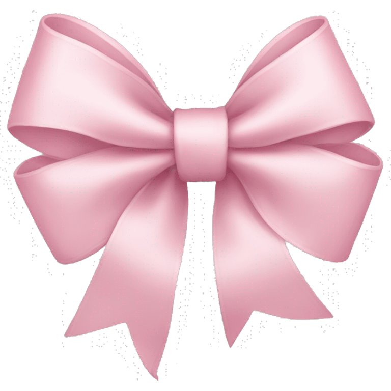 Light pink bow emoji