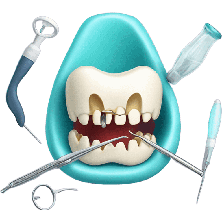 Wisdom tooth removal emoji