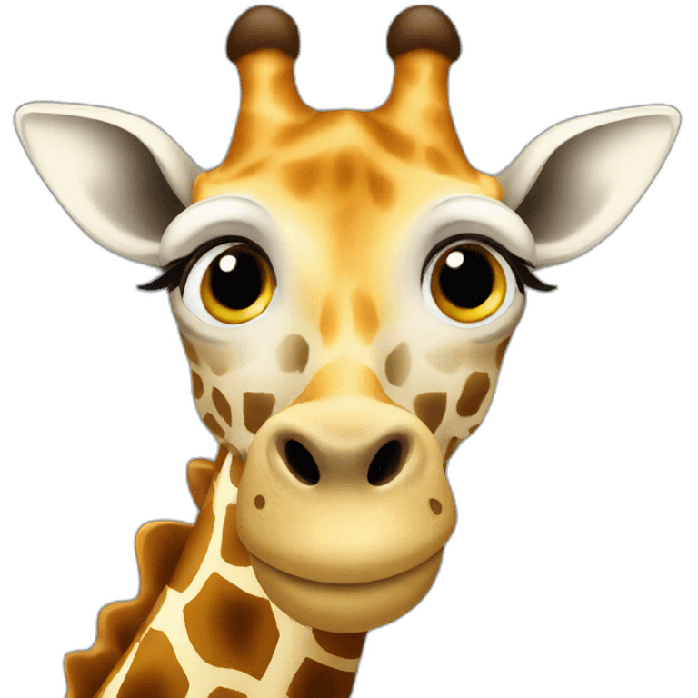 funny giraffe emoji