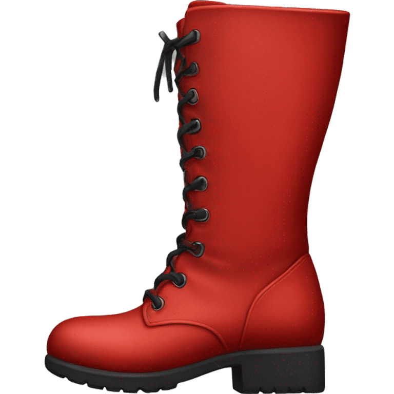 Red high boots emoji