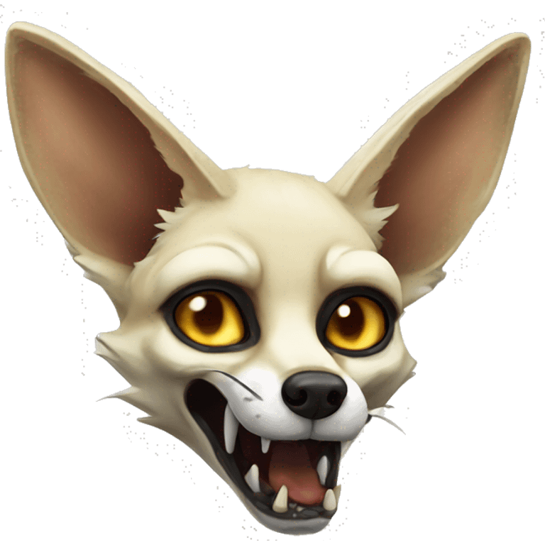 zombie fennec fox emoji