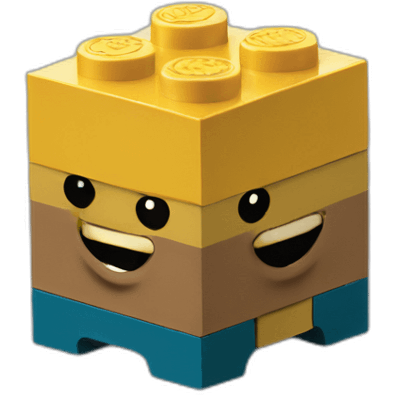 Lego block emoji