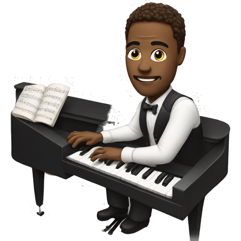 John at a piano emoji