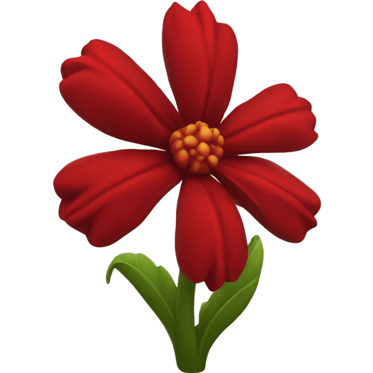 corona de cristo flower red emoji