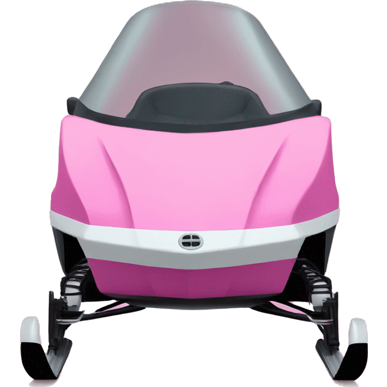 pink snowmobile emoji