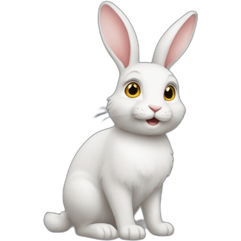 Chat lapin emoji