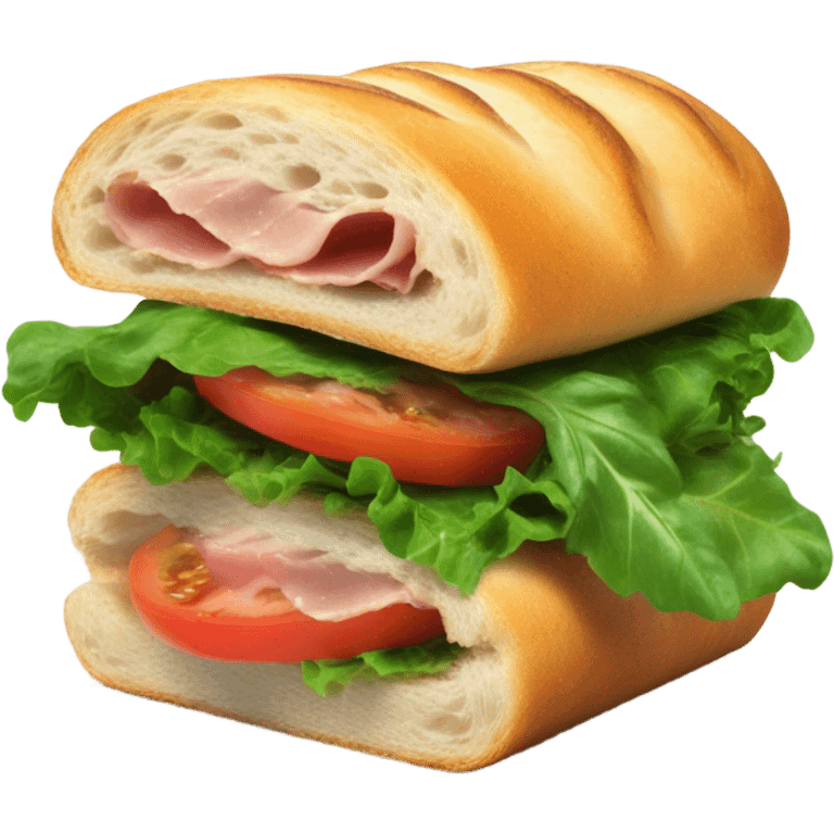 ciabatta sandwich emoji