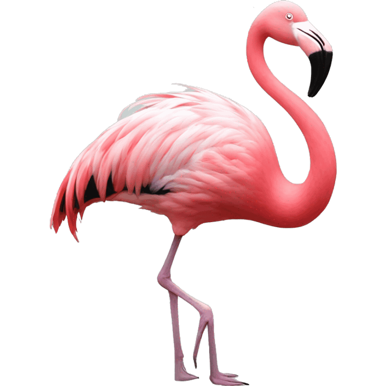 Flamingo dancing emoji