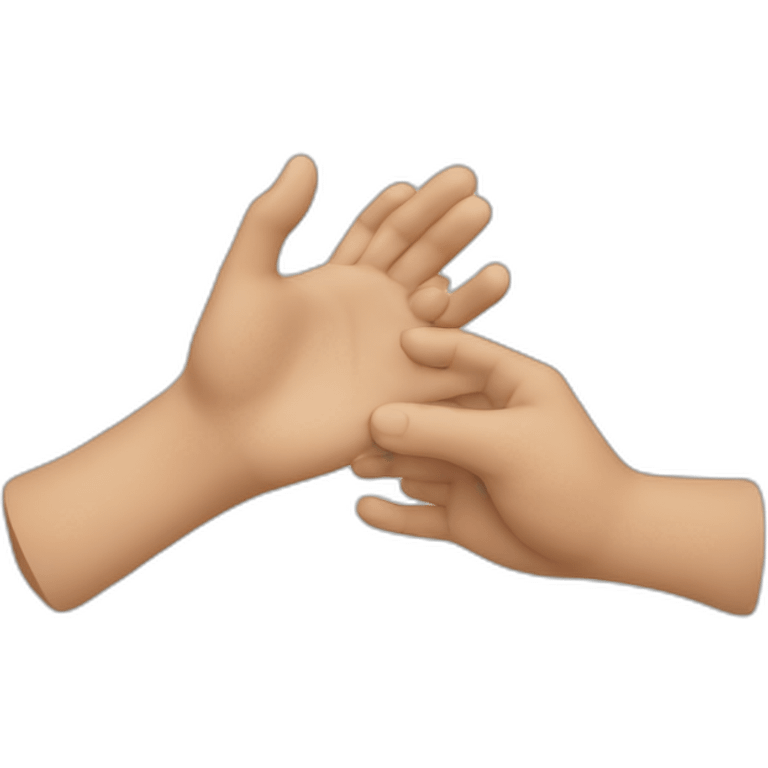 two hands throwing motion emoji